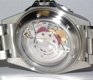 Custom-made sapphire display back for Rolex GMT Master II 16710.  Photo:Thomas Preik
