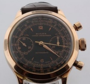 Rolex Oyster Chronograph referred to as "Monoblocco" of the same type as some sent by Rolex to British prisoners of way in Germany during WWII.